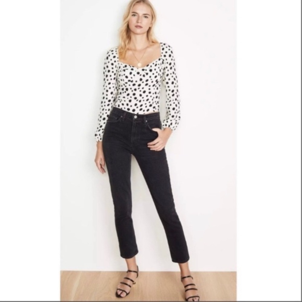Reformation Julia high cigarette jeans in Monterey